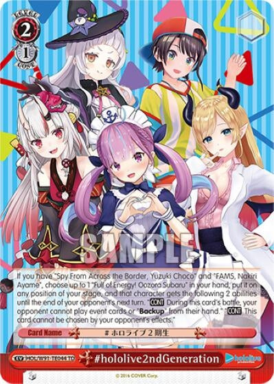 Image for #hololive2ndGeneration (hololive production) (HOL/W91-TE044 TD) - Weiss Schwarz