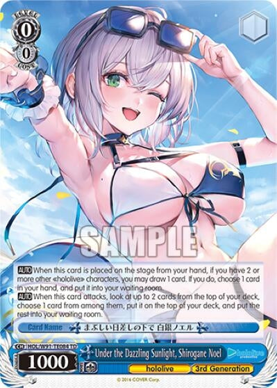 Image for Under the Dazzling Sunlight, Shirogane Noel (hololive production) (HOL/W91-TE084 TD) - Weiss Schwarz