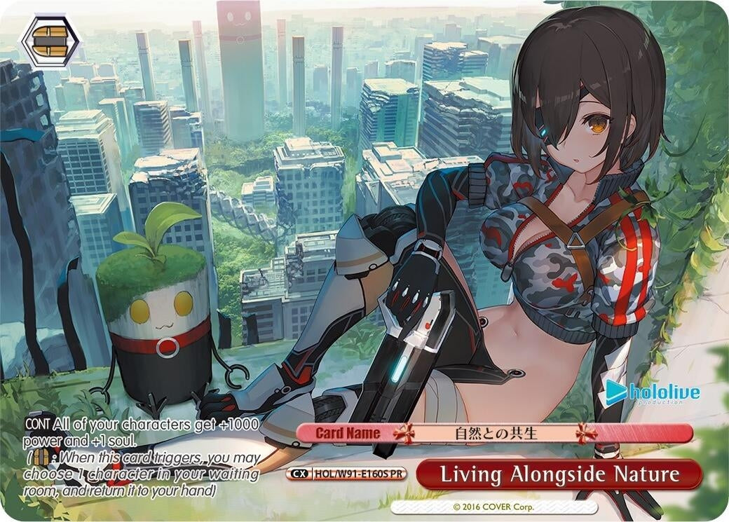 Image for Living Alongside Nature (PR Foil) (hololive production) (HOL/W91-E160S PR) - Weiss Schwarz