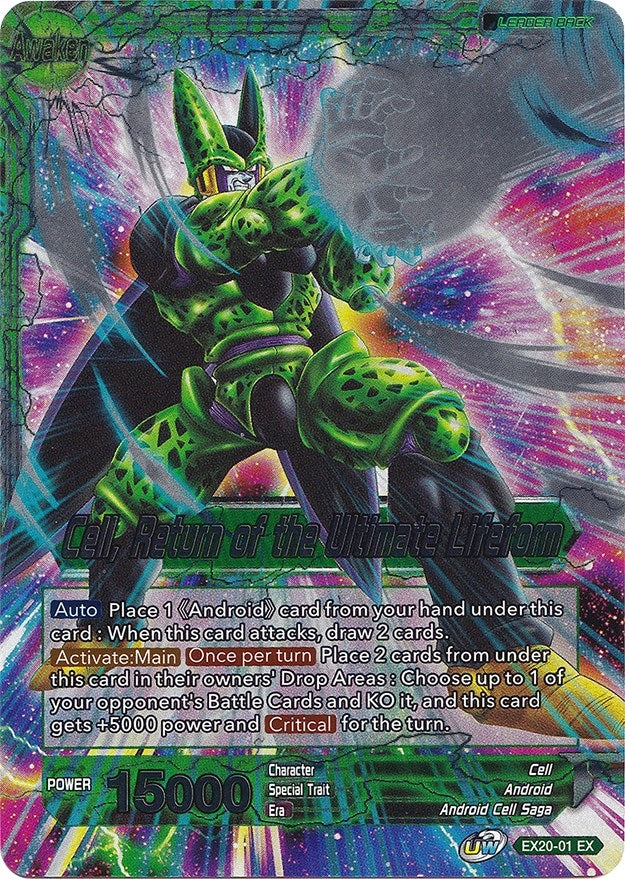 Image for Cell // Cell, Return of the Ultimate Lifeform (Expansion Deck Box Set 20: Ultimate Deck 2022) (EX20-01) - Dragon Ball Super: Masters