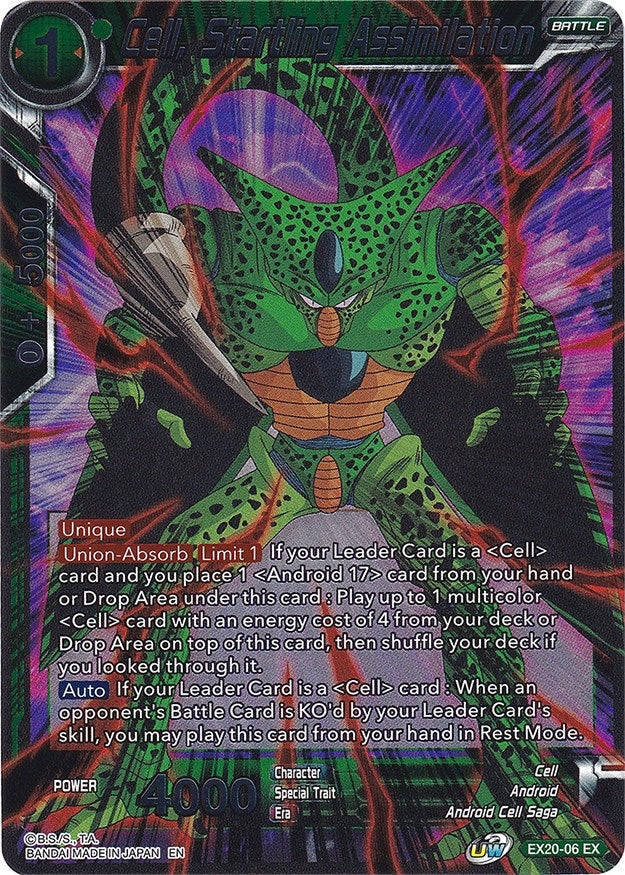 Image for Cell, Startling Assimilation (Expansion Deck Box Set 20: Ultimate Deck 2022) (EX20-06) - Dragon Ball Super: Masters