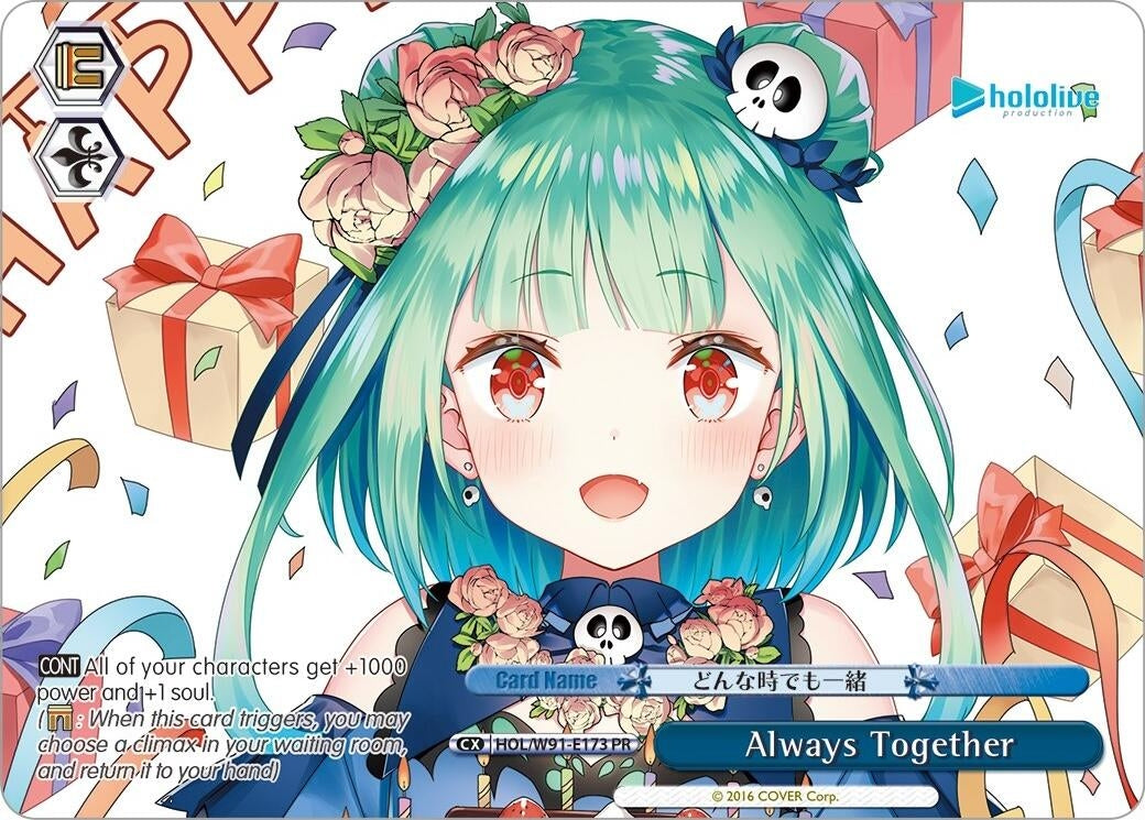 Image for Always Together (PR) (hololive production) (HOL/W91-E173 PR) - Weiss Schwarz