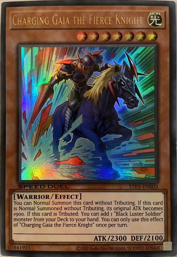 Image for Charging Gaia the Fierce Knight (Speed Duel: Tournament Pack 3) (STP3-EN003) - YuGiOh