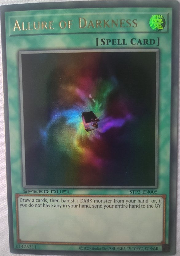 Image for Allure of Darkness (Speed Duel: Tournament Pack 3) (STP3-EN005) - YuGiOh