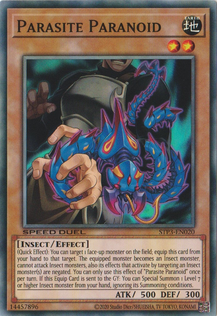 Image for Parasite Paranoid (Speed Duel: Tournament Pack 3) (STP3-EN020) - YuGiOh