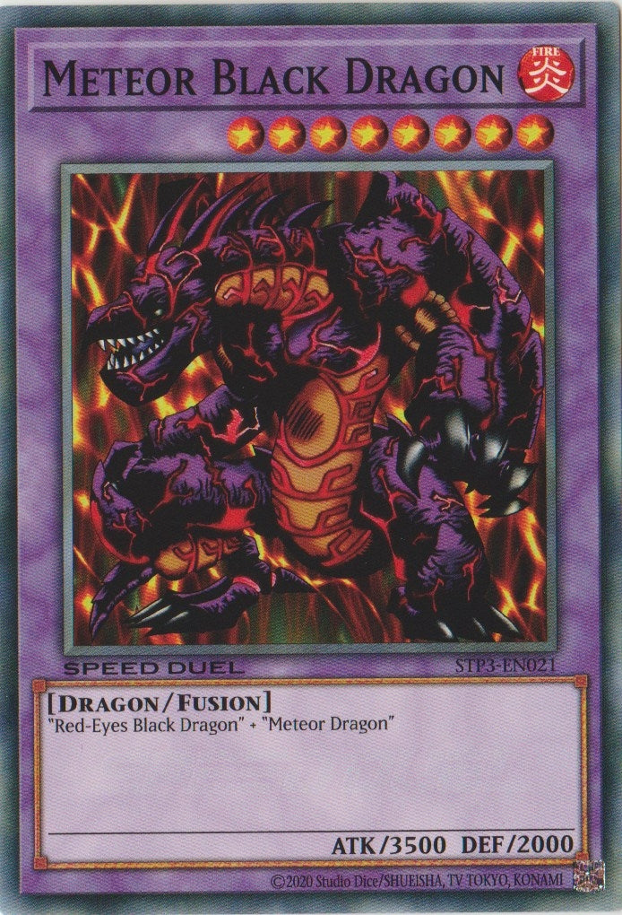 Image for Meteor Black Dragon (Speed Duel: Tournament Pack 3) (STP3-EN021) - YuGiOh