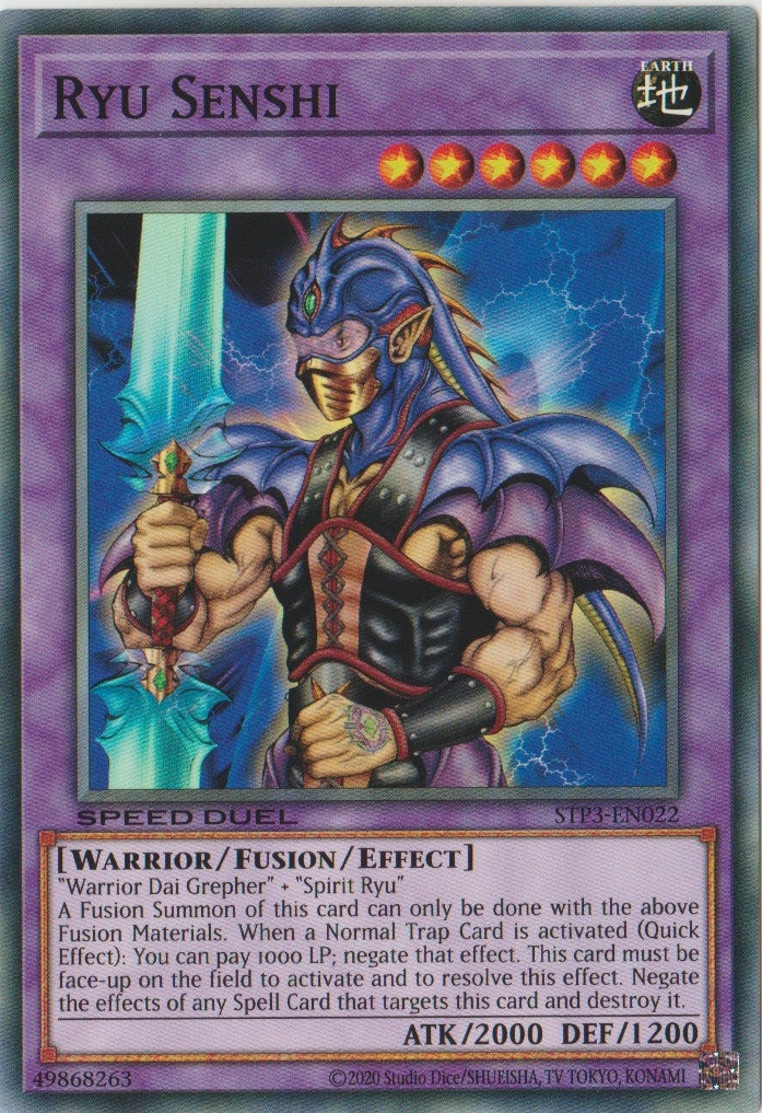 Image for Ryu Senshi (Speed Duel: Tournament Pack 3) (STP3-EN022) - YuGiOh