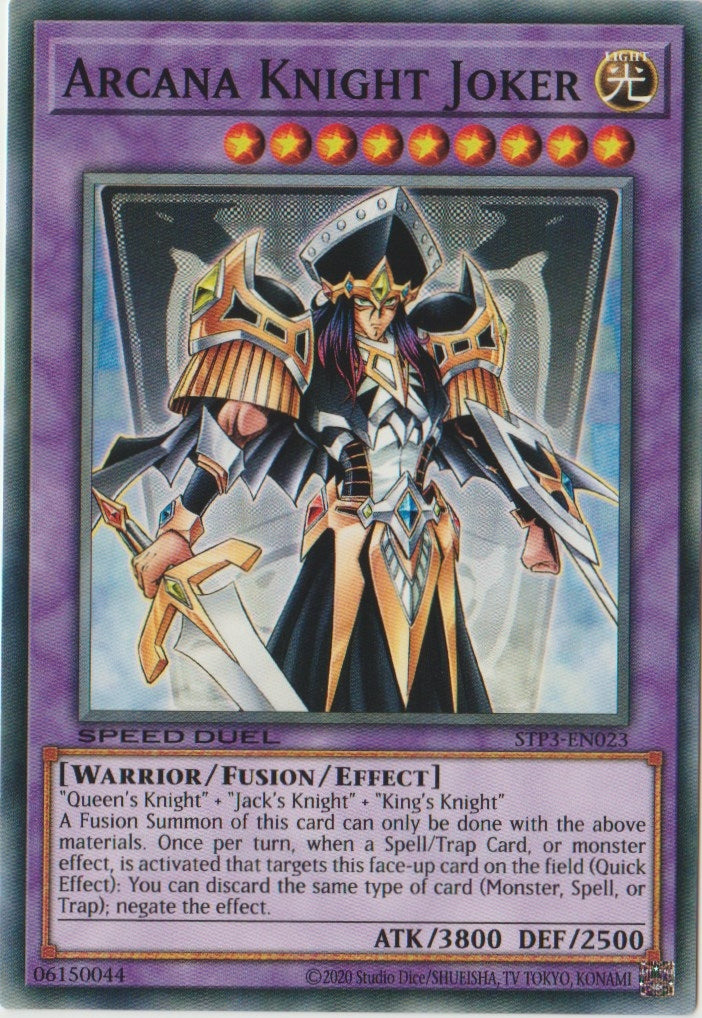 Image for Arcana Knight Joker (Speed Duel: Tournament Pack 3) (STP3-EN023) - YuGiOh