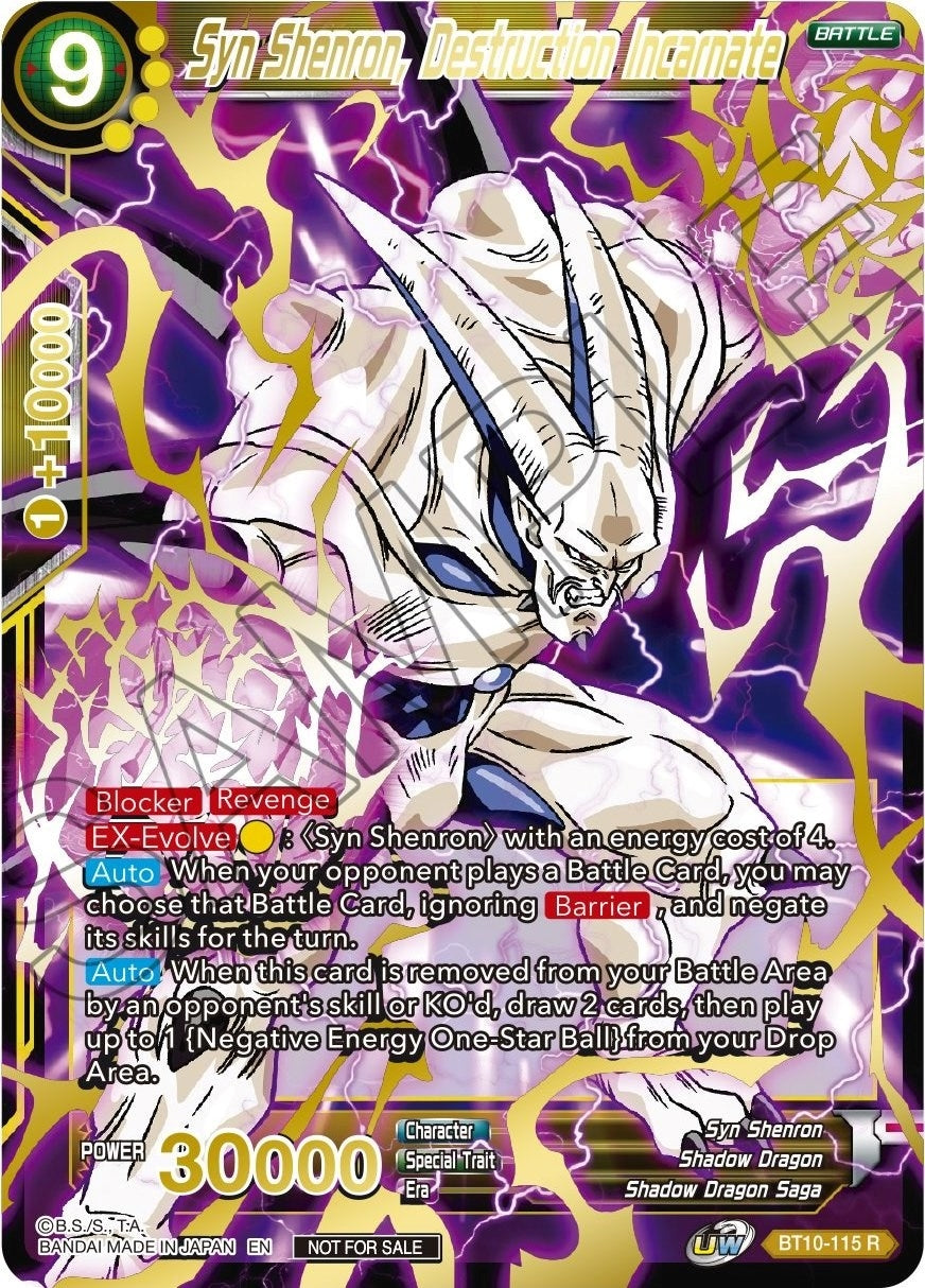 Image for Syn Shenron, Destruction Incarnate (Alternate Art) (Tournament Promotion Cards) (BT10-115) - Dragon Ball Super: Masters