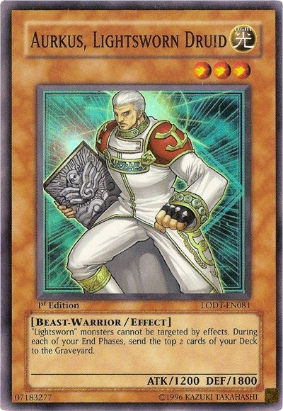 Image for Aurkus, Lightsworn Druid (Light of Destruction) (LODT-EN081) - YuGiOh