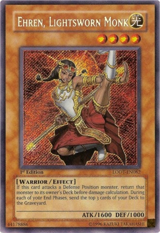 Image for Ehren, Lightsworn Monk (Light of Destruction) (LODT-EN082) - YuGiOh