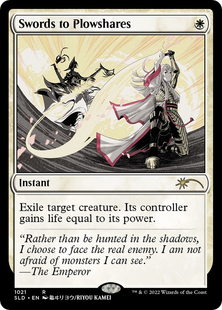 Image for Swords to Plowshares (1021) (Secret Lair Drop Series) (1021) - Magic: The Gathering