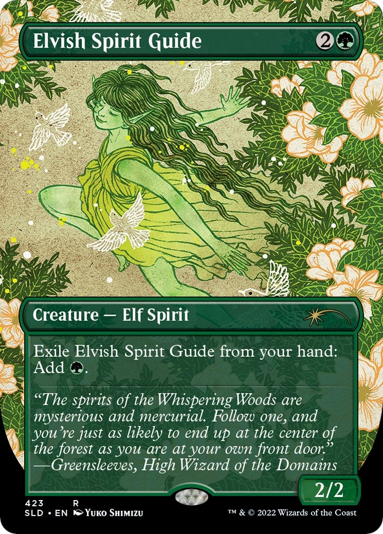 Image for Elvish Spirit Guide (Borderless) (Secret Lair Drop Series) (423) - Magic: The Gathering
