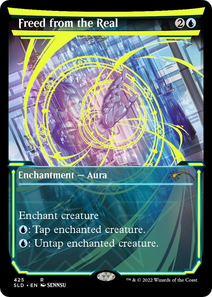 Image for Freed from the Real (Neon Yellow) (Secret Lair Drop Series) (425) - Magic: The Gathering