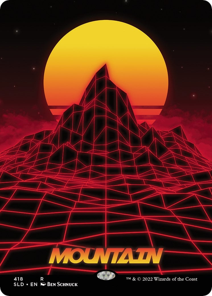 Image for Mountain (418) (Secret Lair Drop Series) (418) - Magic: The Gathering