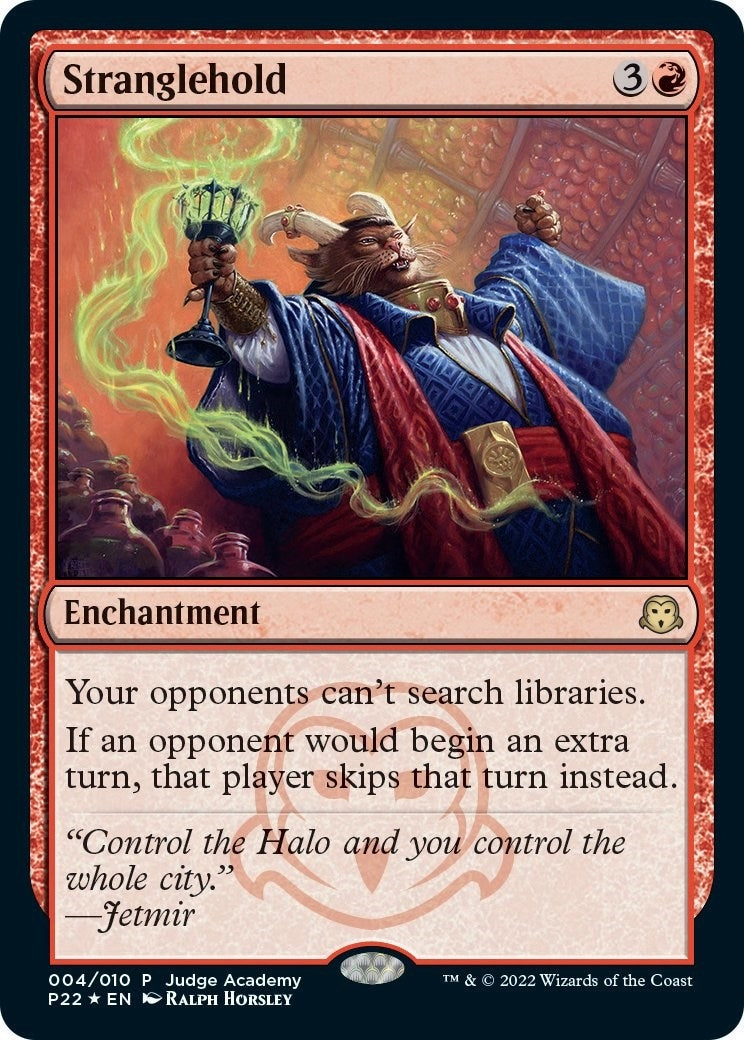 Image for Stranglehold (Judge Promos) (4) - Magic: The Gathering