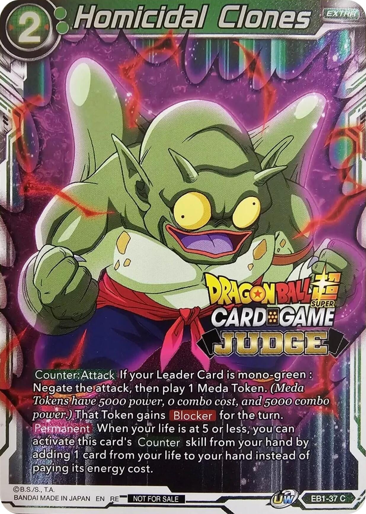 Image for Homicidal Clones (Judge Pack Vol.11) (Tournament Promotion Cards) (EB1-37) - Dragon Ball Super: Masters