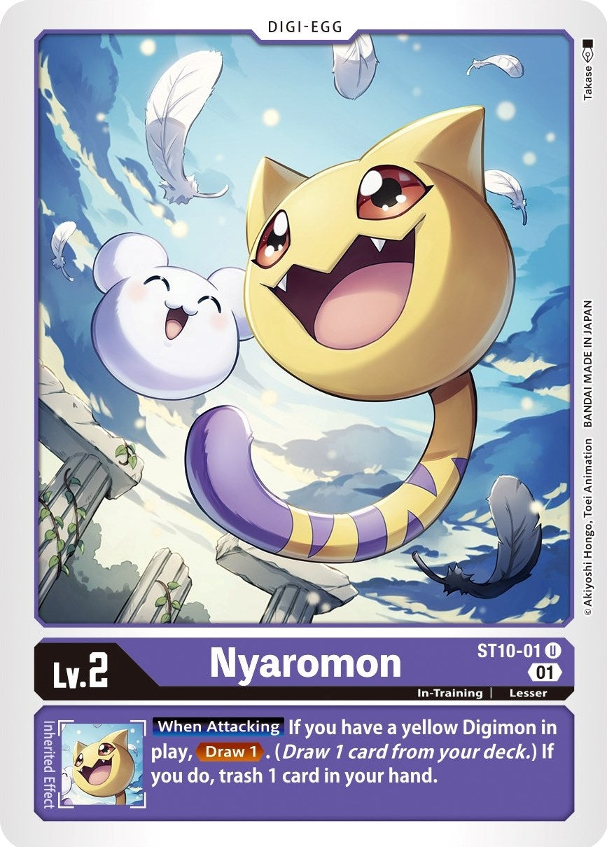 Image for Nyaromon (ST-10) (ST10-01) - Digimon Card Game