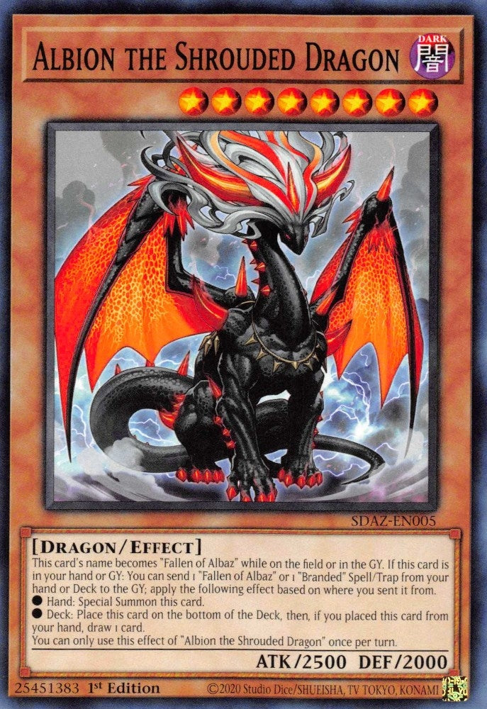 Image for Albion the Shrouded Dragon (Structure Deck: Albaz Strike) (SDAZ-EN005) - YuGiOh