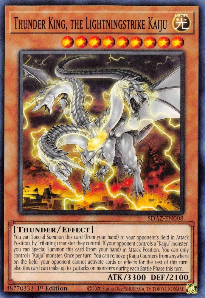 Image for Thunder King, the Lightningstrike Kaiju (Structure Deck: Albaz Strike) (SDAZ-EN008) - YuGiOh