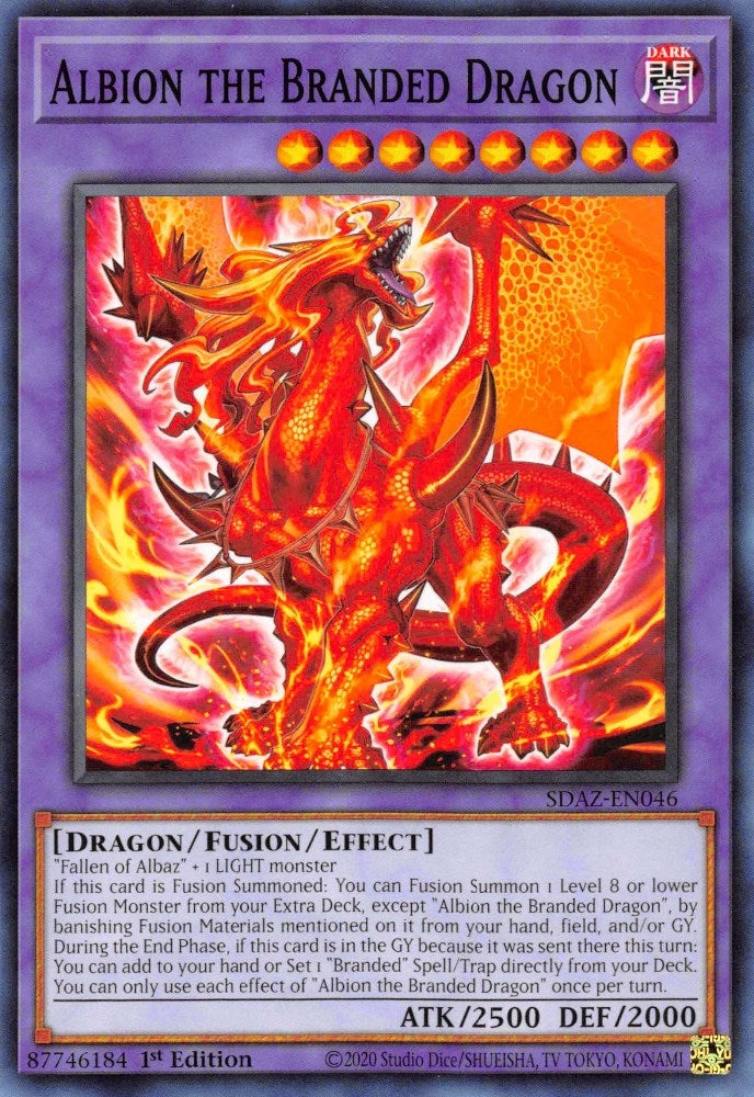 Image for Albion the Branded Dragon (Structure Deck: Albaz Strike) (SDAZ-EN046) - YuGiOh