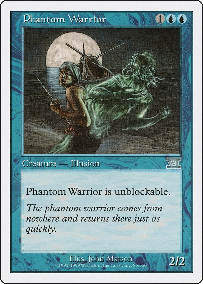 Image for Phantom Warrior (Classic Sixth Edition) (85) - Magic: The Gathering