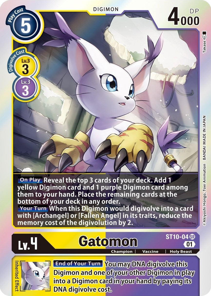 Image for Gatomon (ST-10) (ST10-04 SR) - Digimon Card Game
