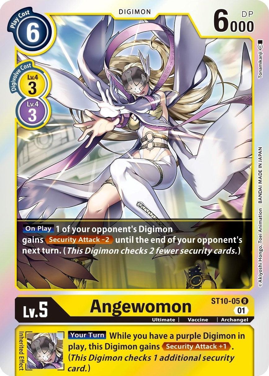 Image for Angewomon (ST-10) (ST10-05 R) - Digimon Card Game