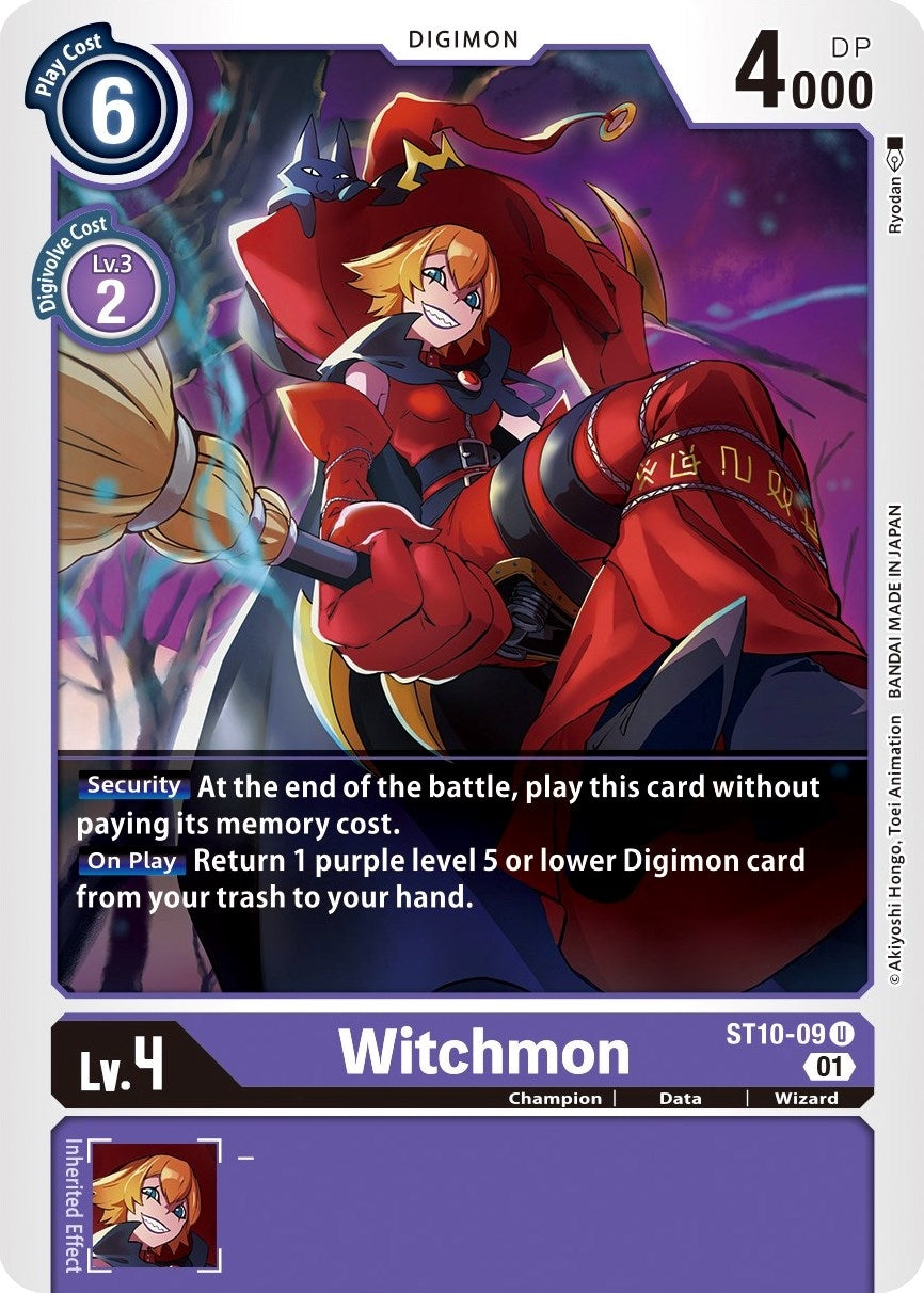Image for Witchmon (ST-10) (ST10-09 U) - Digimon Card Game