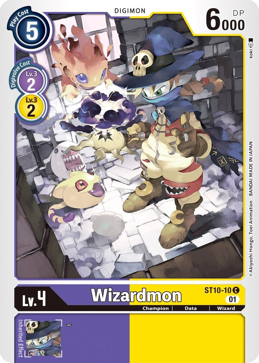 Image for Wizardmon (ST-10) (ST10-10 C) - Digimon Card Game