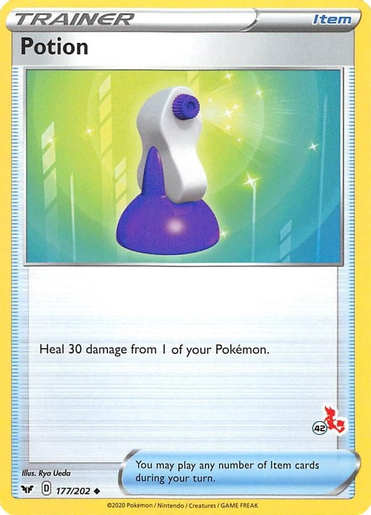 Image for Potion - 177/202 (#42 Cinderace Stamped) (Battle Academy 2022) (177/202) - Pokemon