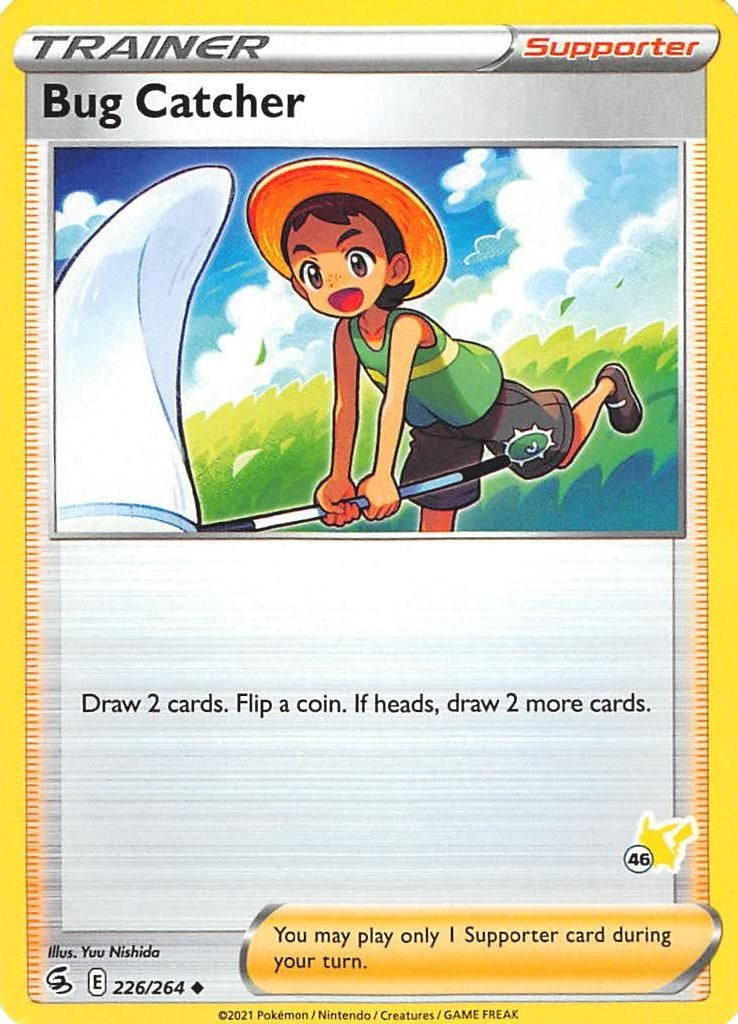 Image for Bug Catcher - 226/264 (#46 Pikachu Stamped) (Battle Academy 2022) (226/264) - Pokemon
