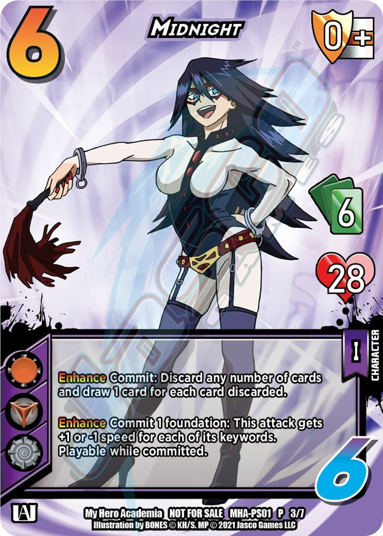 Image for Midnight (Provisional Showdown 1) (UniVersus: My Hero Academia Promo Cards) (MHA-PS01 3/7) - UniVersus