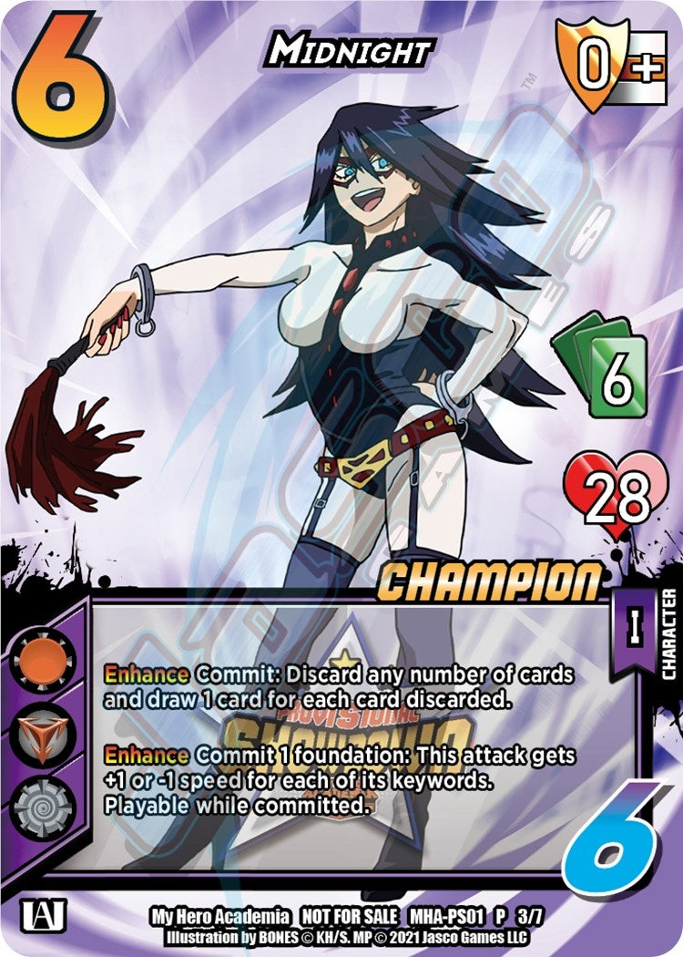 Image for Midnight (Provisional Showdown 1 Champion) (UniVersus: My Hero Academia Promo Cards) (MHA-PS01 3/7) - UniVersus