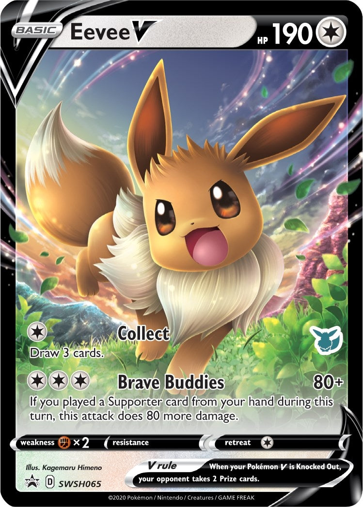 Image for Eevee V - SWSH065 (Eevee Stamped) (Battle Academy 2022) (SWSH065) - Pokemon
