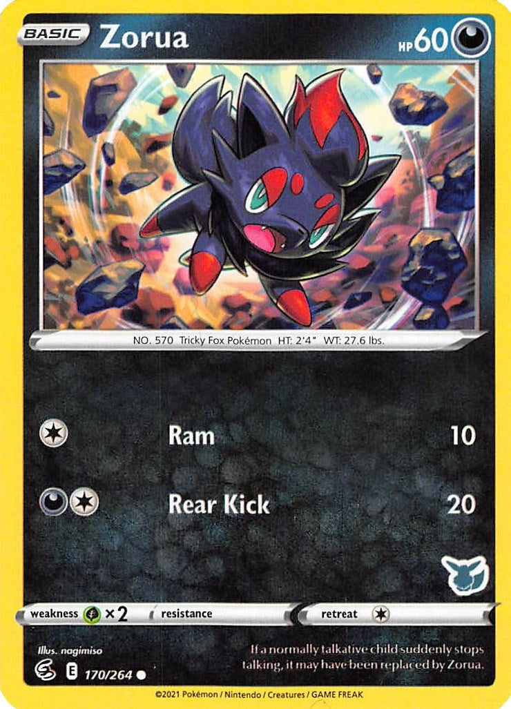 Image for Zorua - 170/264 (Eevee Stamped) (Battle Academy 2022) (170/264) - Pokemon