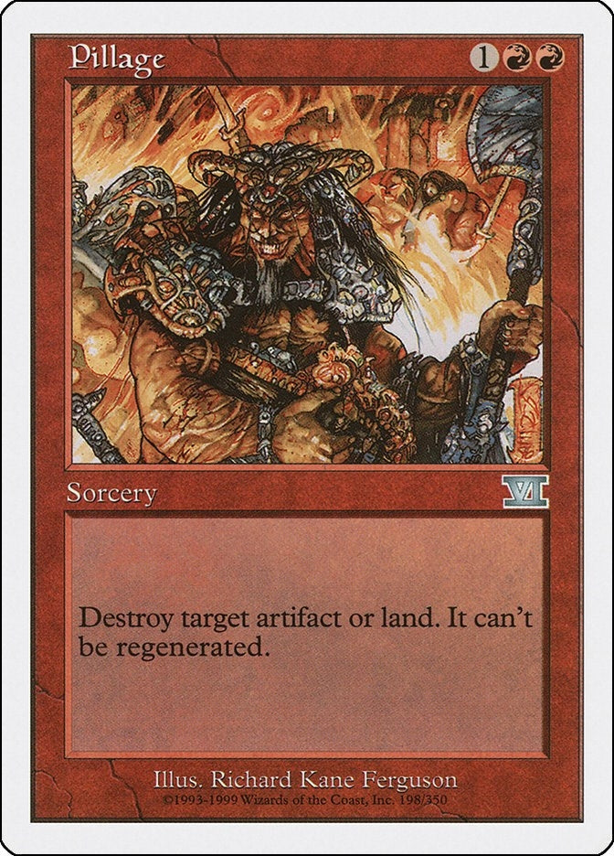 Image for Pillage (Classic Sixth Edition) (198) - Magic: The Gathering