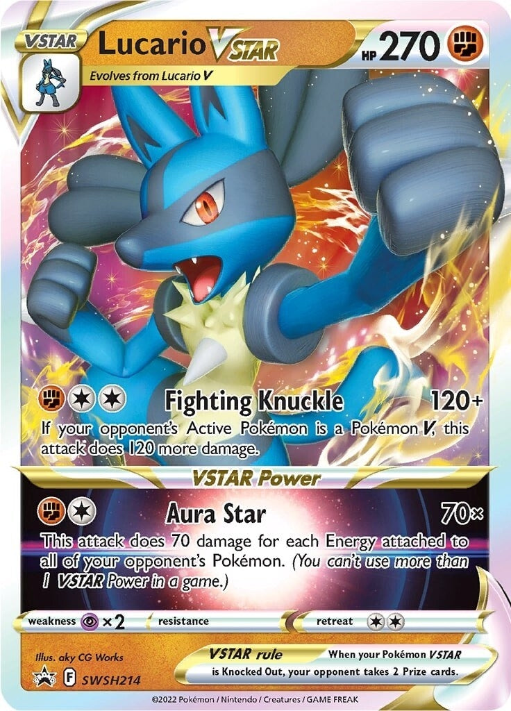 Image for Lucario VSTAR - SWSH214 (SWSH: Sword & Shield Promo Cards) (SWSH214) - Pokemon