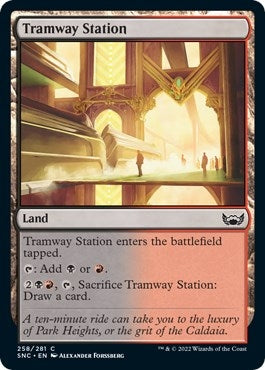 Image for Tramway Station (Streets of New Capenna) (258) - Magic: The Gathering