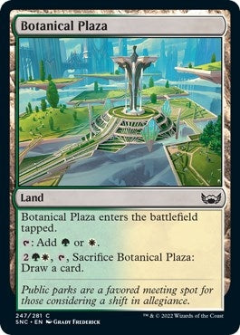 Image for Botanical Plaza (Streets of New Capenna) (247) - Magic: The Gathering