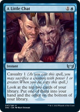 Image for A Little Chat (Streets of New Capenna) (47) - Magic: The Gathering