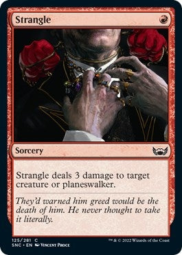 Image for Strangle (Streets of New Capenna) (125) - Magic: The Gathering