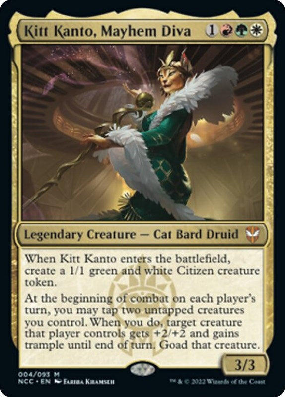 Image for Kitt Kanto, Mayhem Diva (Commander: Streets of New Capenna) (4) - Magic: The Gathering