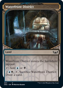 Image for Waterfront District (Showcase) (Streets of New Capenna) (357) - Magic: The Gathering