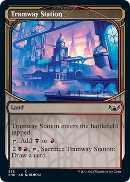 Image for Tramway Station (Showcase) (Streets of New Capenna) (356) - Magic: The Gathering