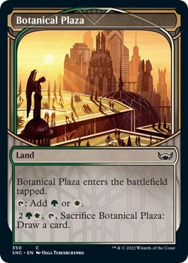 Image for Botanical Plaza (Showcase) (Streets of New Capenna) (350) - Magic: The Gathering