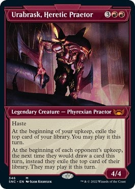 Image for Urabrask, Heretic Praetor (Showcase) (Streets of New Capenna) (346) - Magic: The Gathering