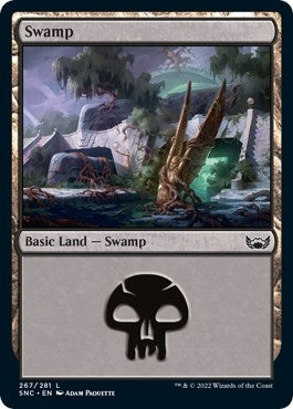 Image for Swamp (267) (Streets of New Capenna) (267) - Magic: The Gathering