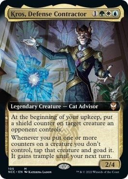 Image for Kros, Defense Contractor (Extended Art) (Commander: Streets of New Capenna) (105) - Magic: The Gathering