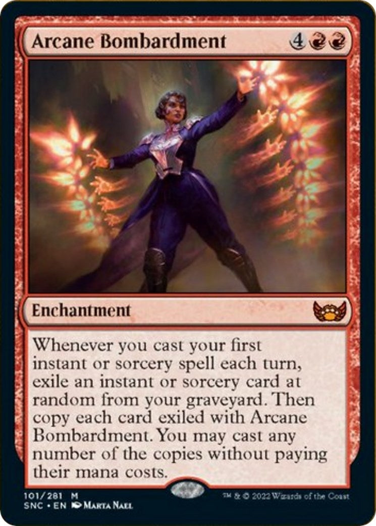 Image for Arcane Bombardment (Streets of New Capenna) (101) - Magic: The Gathering